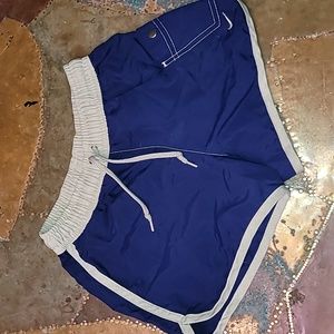 Vintage. 90's.  NIKE. Track/workout/swim shorts. 1 pocket. Women's size S 7-8